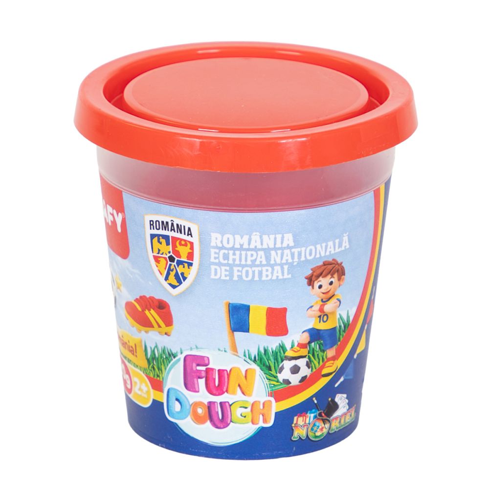Set plastilina 3 culori Crafy, Echipa Nationala de Fotbal a Romaniei, 360 g