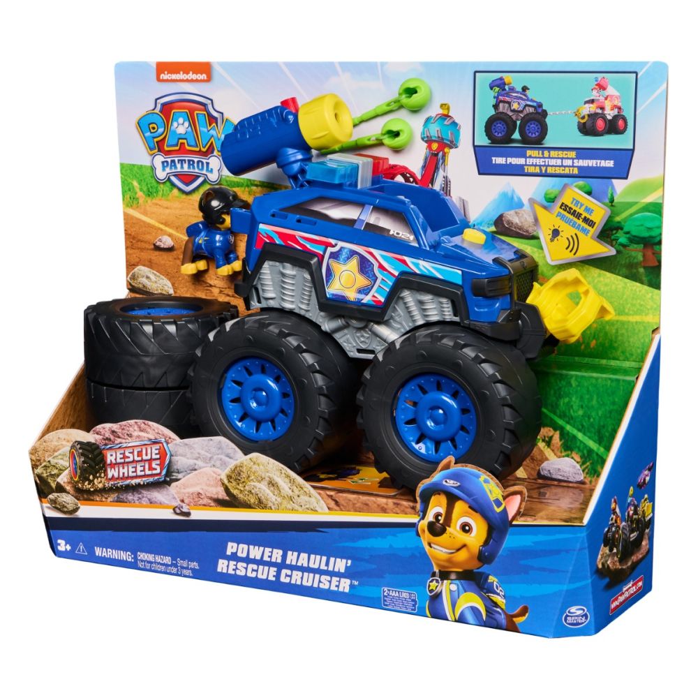 Masinuta de teren cu figurina, Paw Patrol, Chase, 6070096