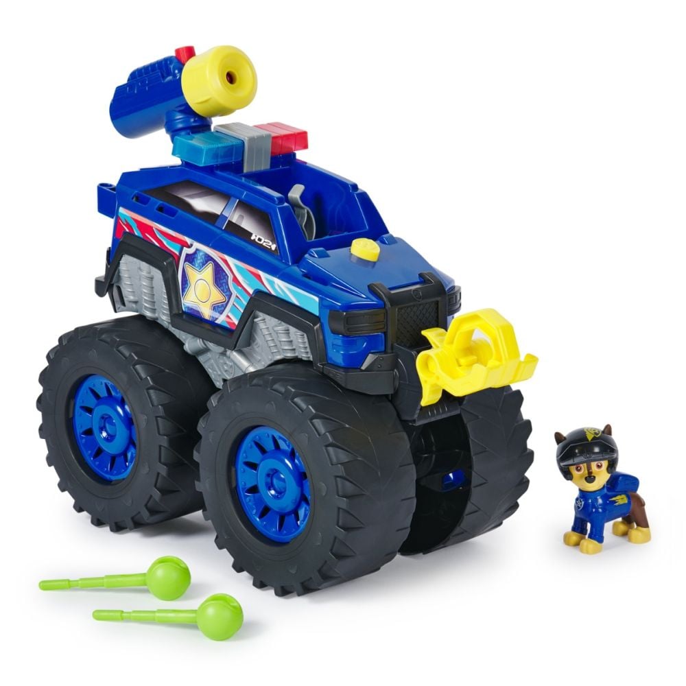 Masinuta de teren cu figurina, Paw Patrol, Chase, 6070096