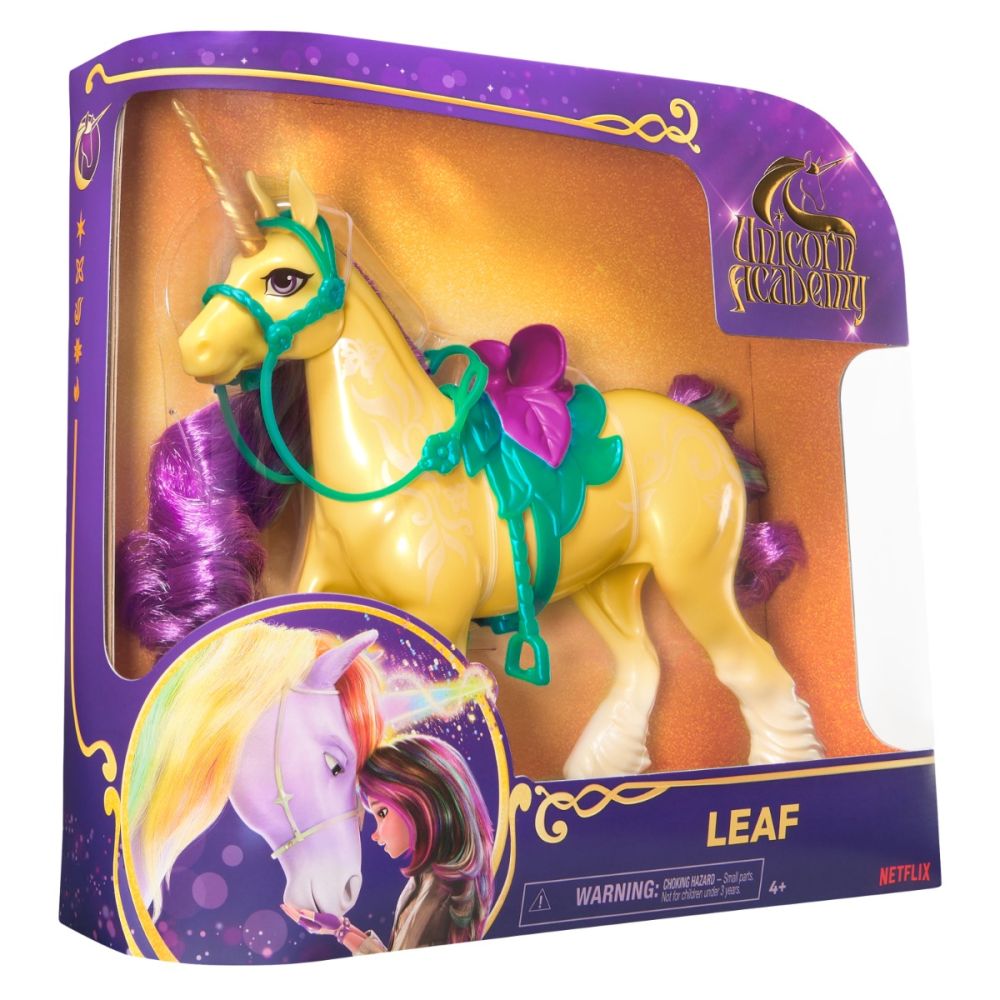 Figurina unicorn cu accesorii, Unicorn Academy, Leaf, 20148950
