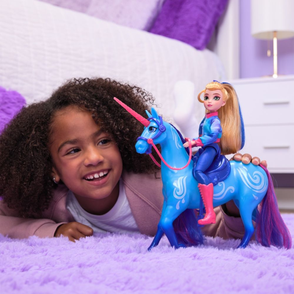 Figurina unicorn cu accesorii, Unicorn Academy, River, 20148951