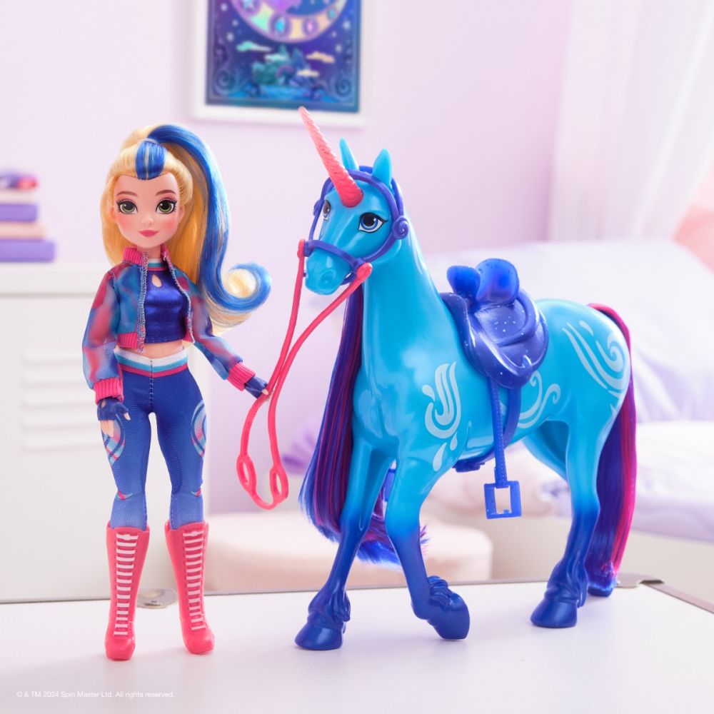 Figurina unicorn cu accesorii, Unicorn Academy, River, 20148951
