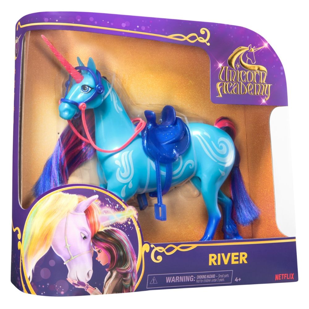 Figurina unicorn cu accesorii, Unicorn Academy, River, 20148951