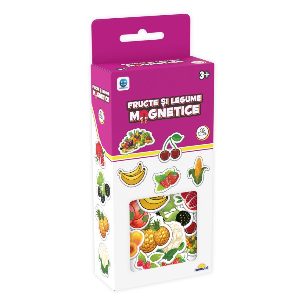 Joc educativ Smile Games, Fructe si legume magnetice