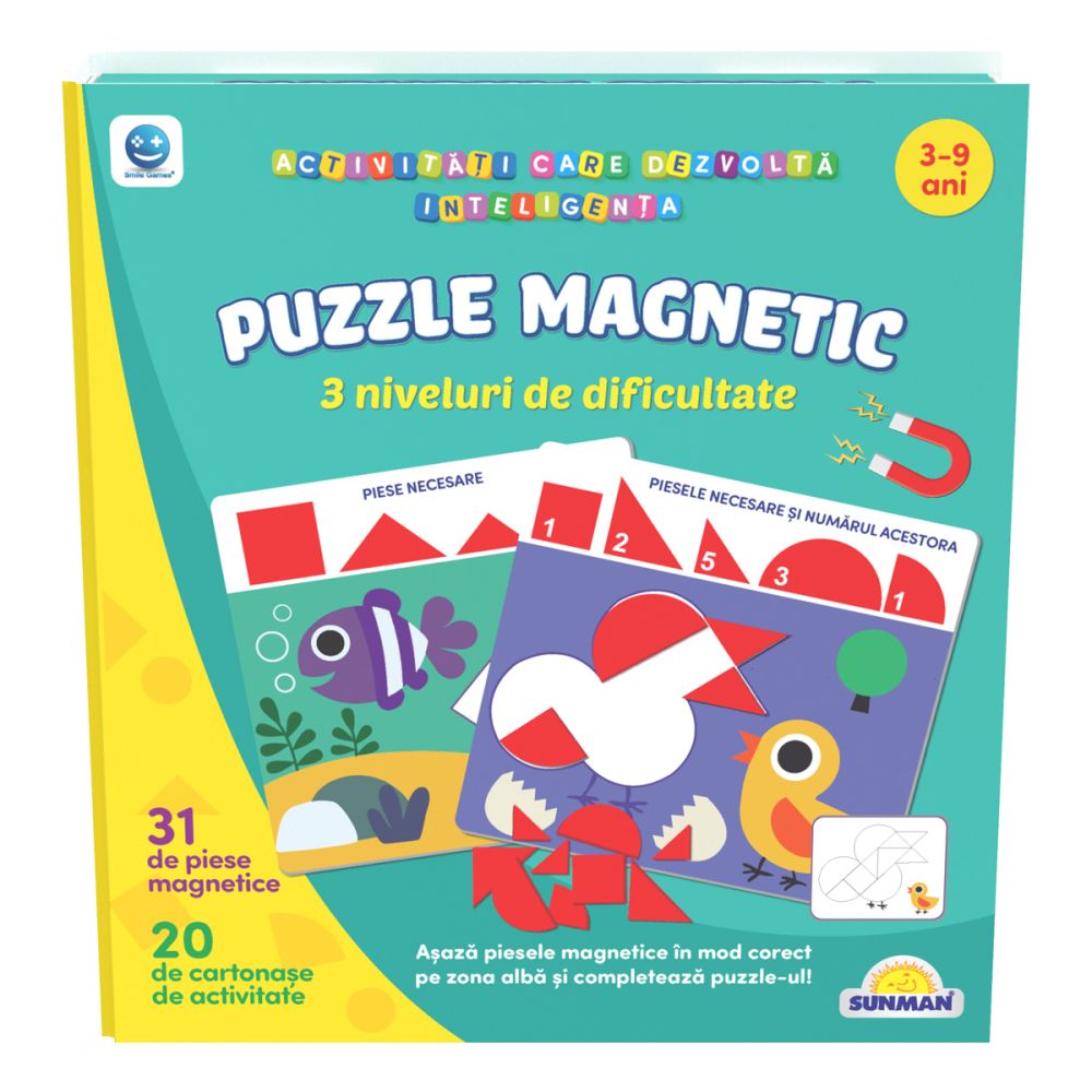 Joc educativ, Smile Games, Puzzle magnetic