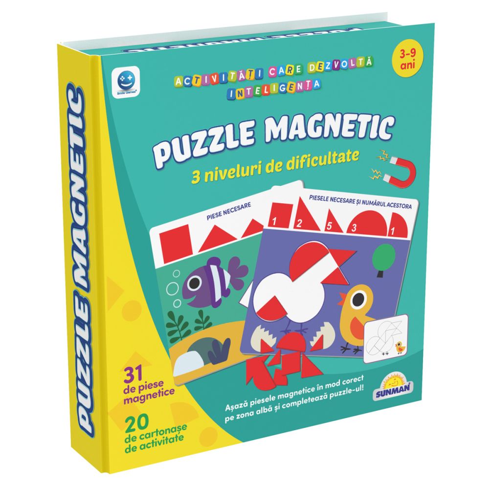 maogelセット Joc educativ, Smile Games, Puzzle magnetic | Noriel