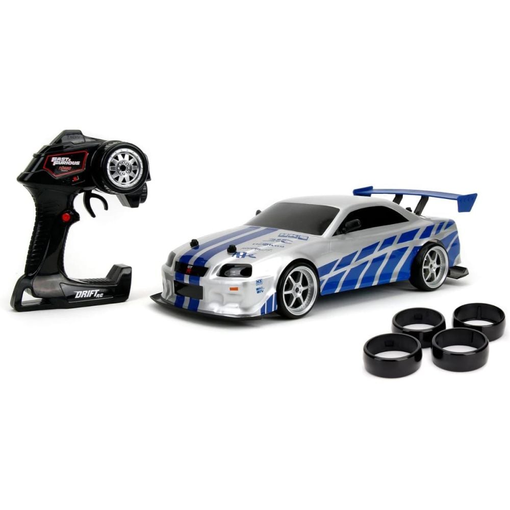 Masina cu telecomanda, Jada, Fast And Furious, Nissan Skyline, 1:10