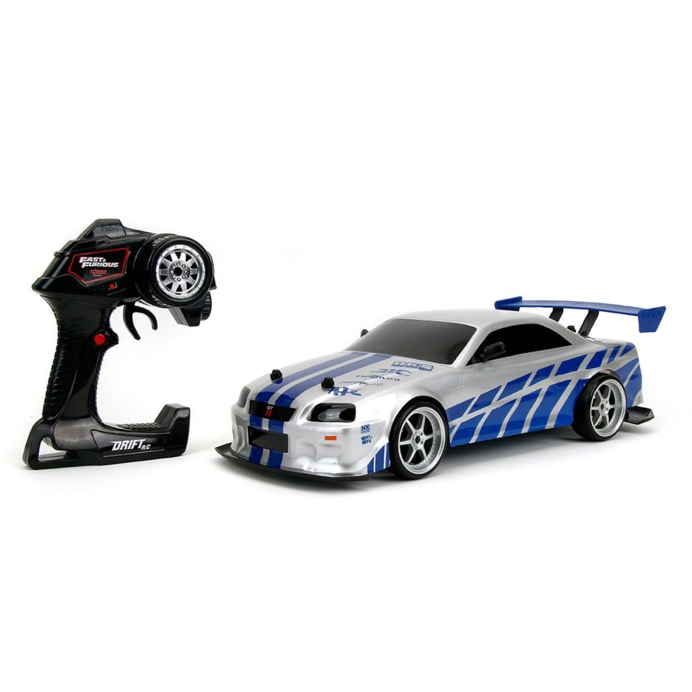 Masina cu telecomanda, Jada, Fast And Furious, Nissan Skyline, 1:10