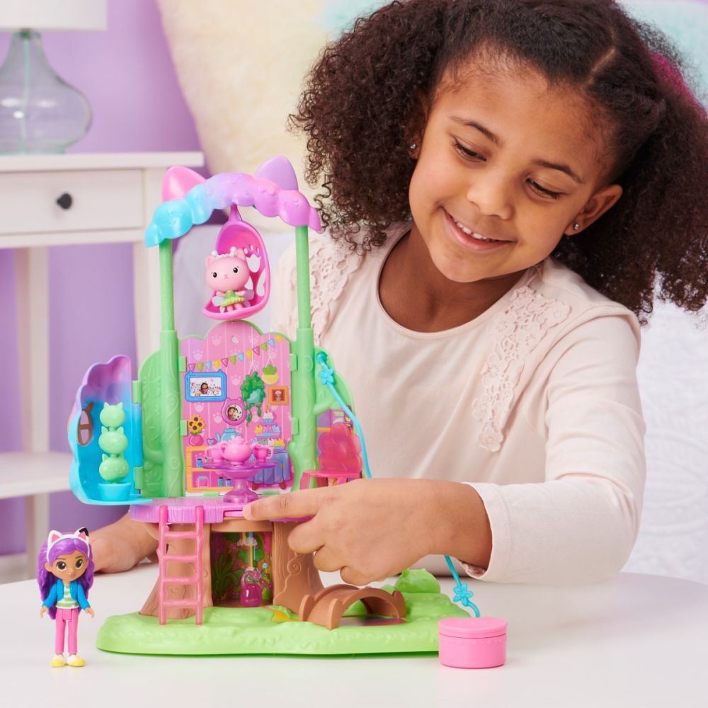 Set de joaca, papusa cu accesorii, Gabby's Dollhouse, Casa din copac