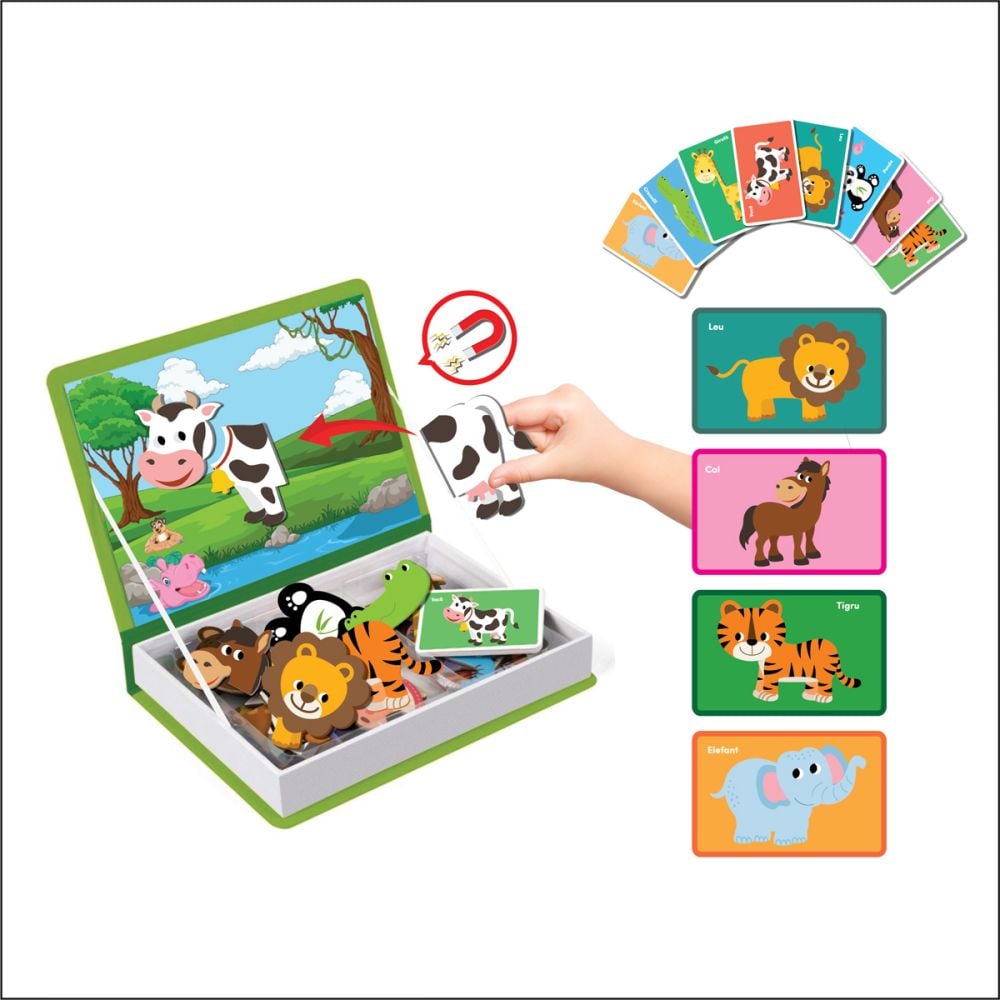 Joc educativ, Smile Games, MagnetIQ, Completeaza animalele