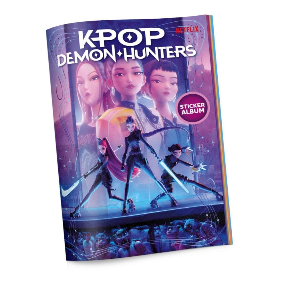 Set album cu stickere si poster, K-Pop, Demon Hunters | Noriel