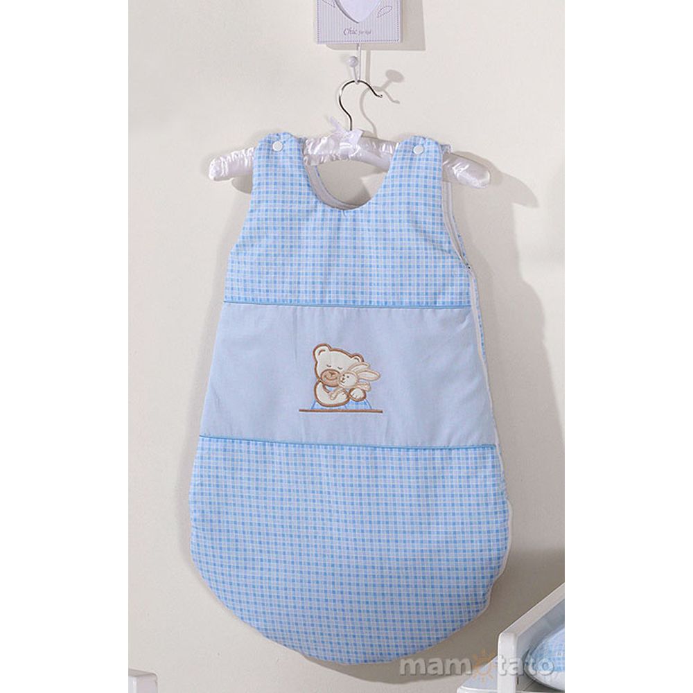 Sac de dormit bebe Mamo Tato - Ursulet si Iepuras Bleu