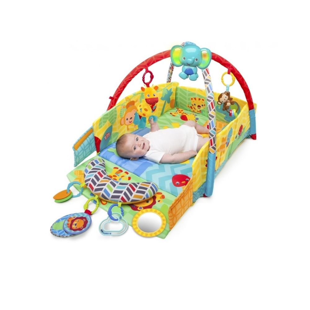 Salteluta de joaca Bright Starts 5 in 1 Sunny Safari Babys