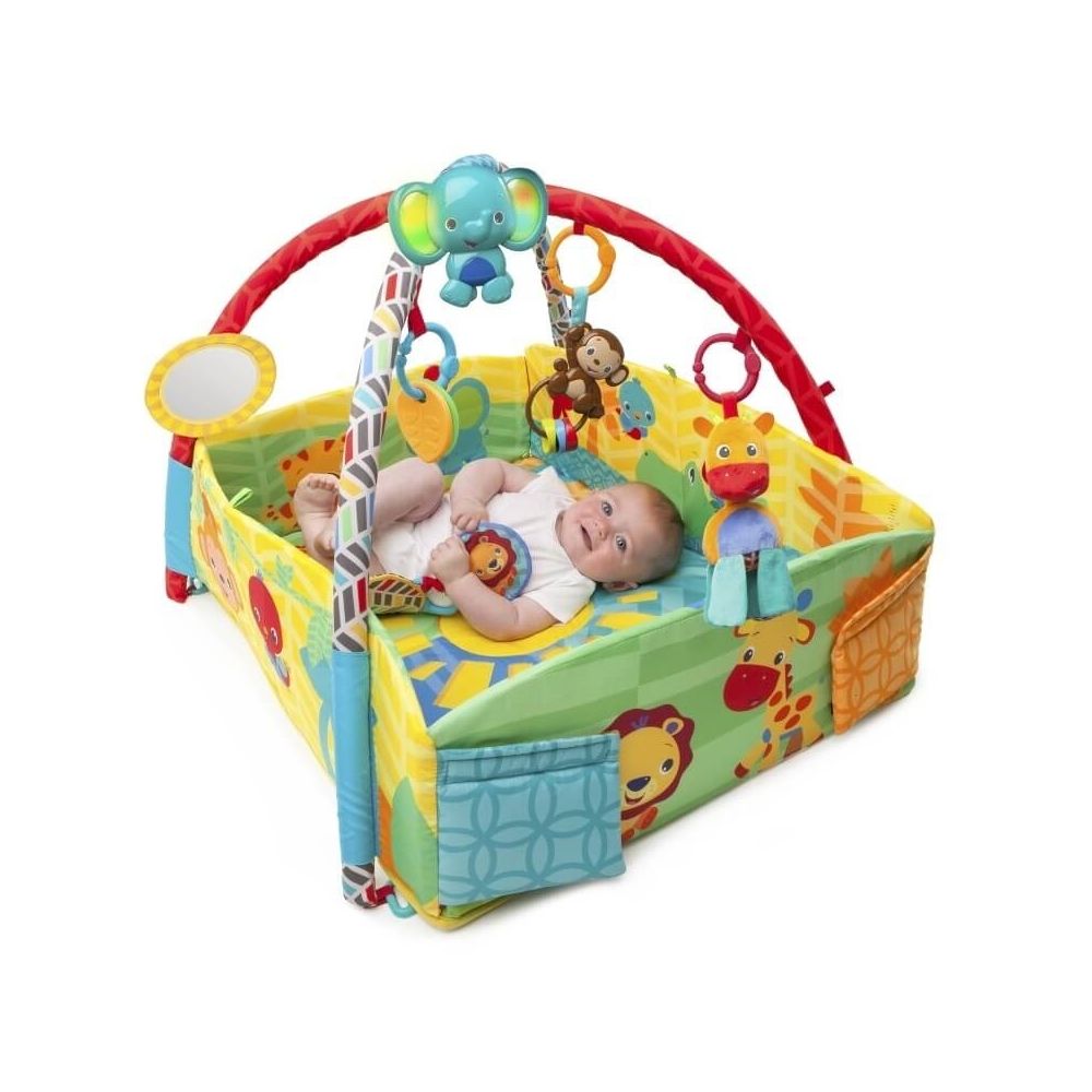 Salteluta de joaca Bright Starts 5 in 1 Sunny Safari Babys