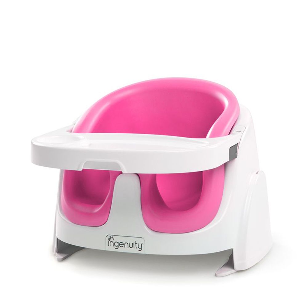 Scaun de masa bebe 2 in 1 BRIGHT STARTS Ingenuity - Magenta
