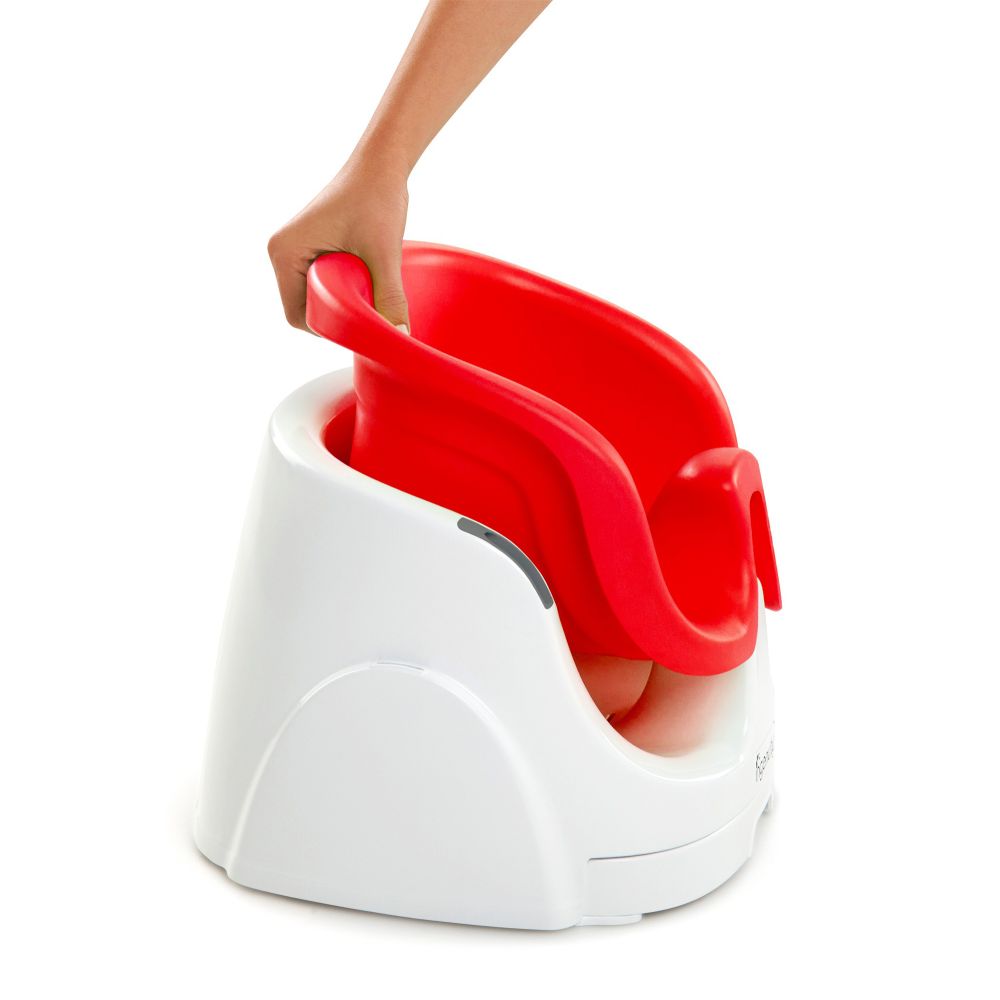 Scaun de masa bebe 2 in 1 BRIGHT STARTS Ingenuity - Poppy Red