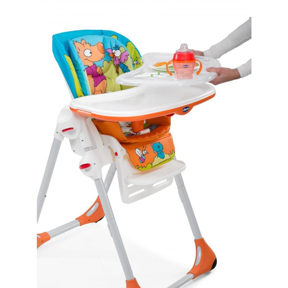Scaun masa bebe 2 in 1 Chicco Polly - Wood Friends