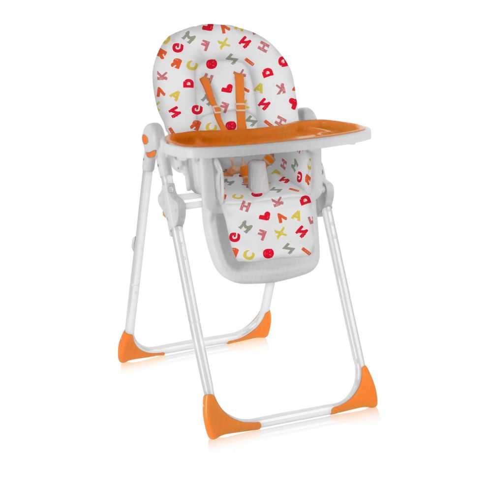 Scaun masa bebe Lorelli Classic Siesta, Orange Letters