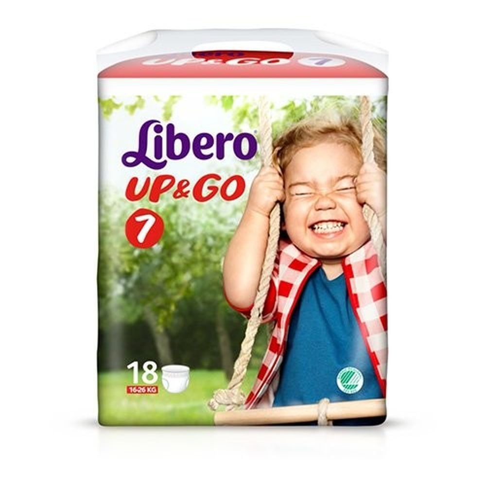 Scutece Libero Up&Go 7, 18 buc, 16 - 26 kg