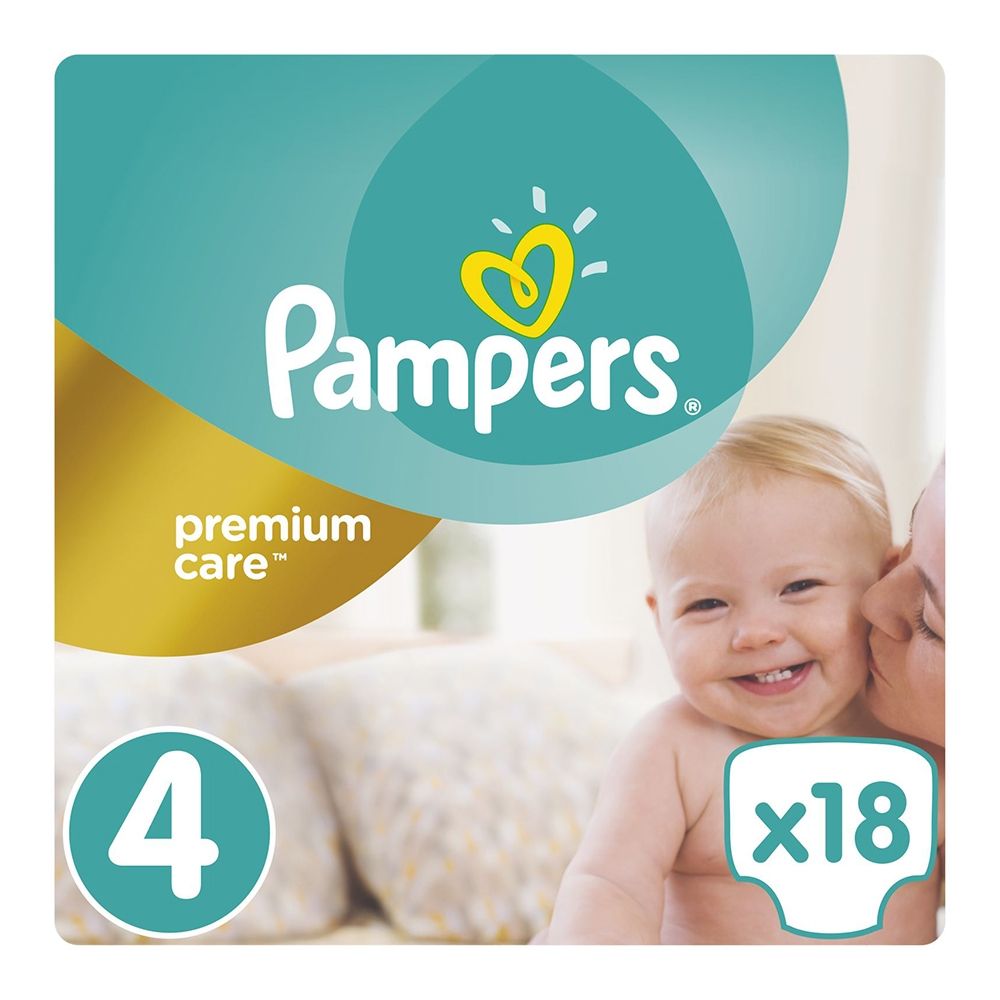 Scutece Pampers Premium Care 4 Maxi, 18 buc, 8 - 14 kg