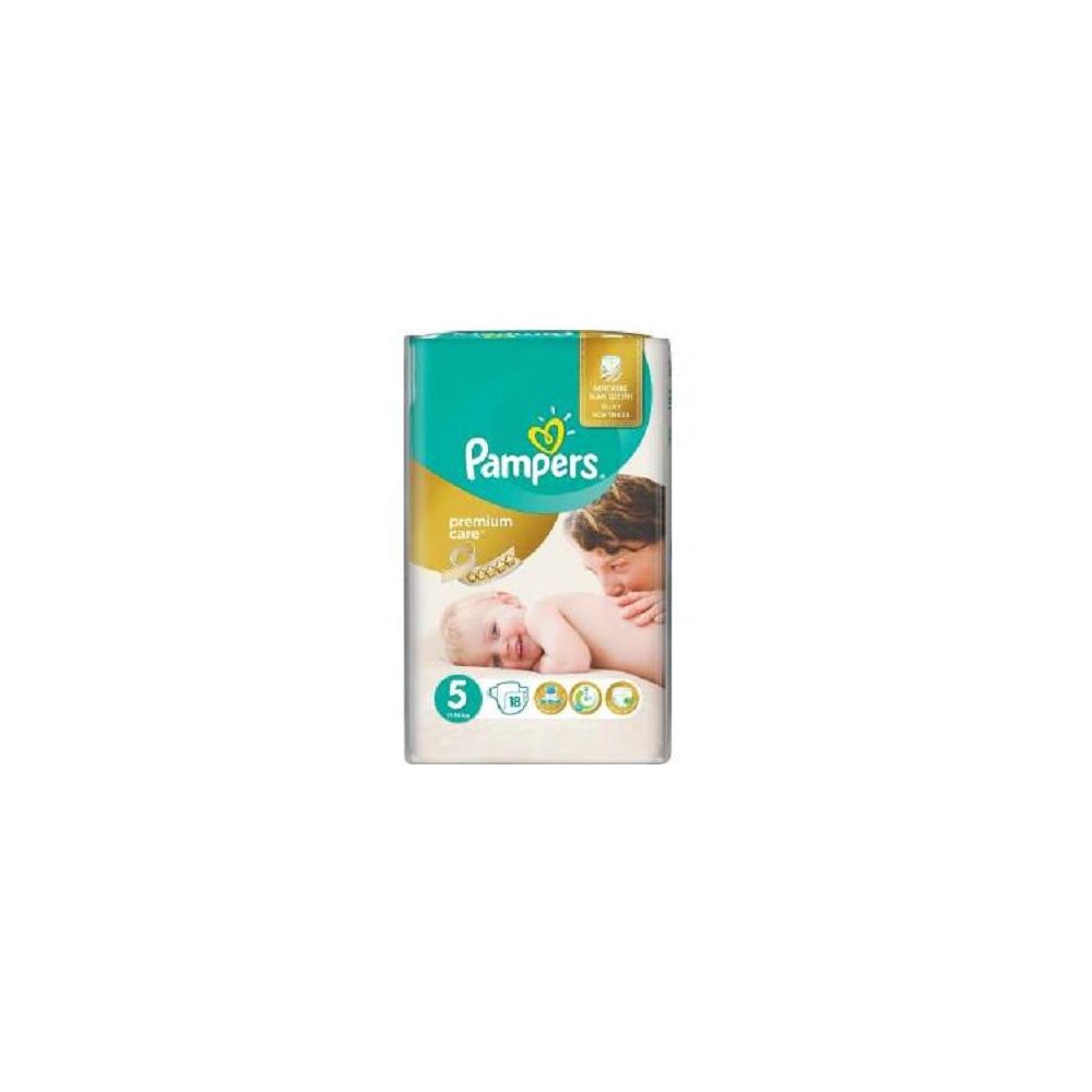 Scutece Pampers Premium Care 5 Junior, 18 buc, 11 - 18 kg