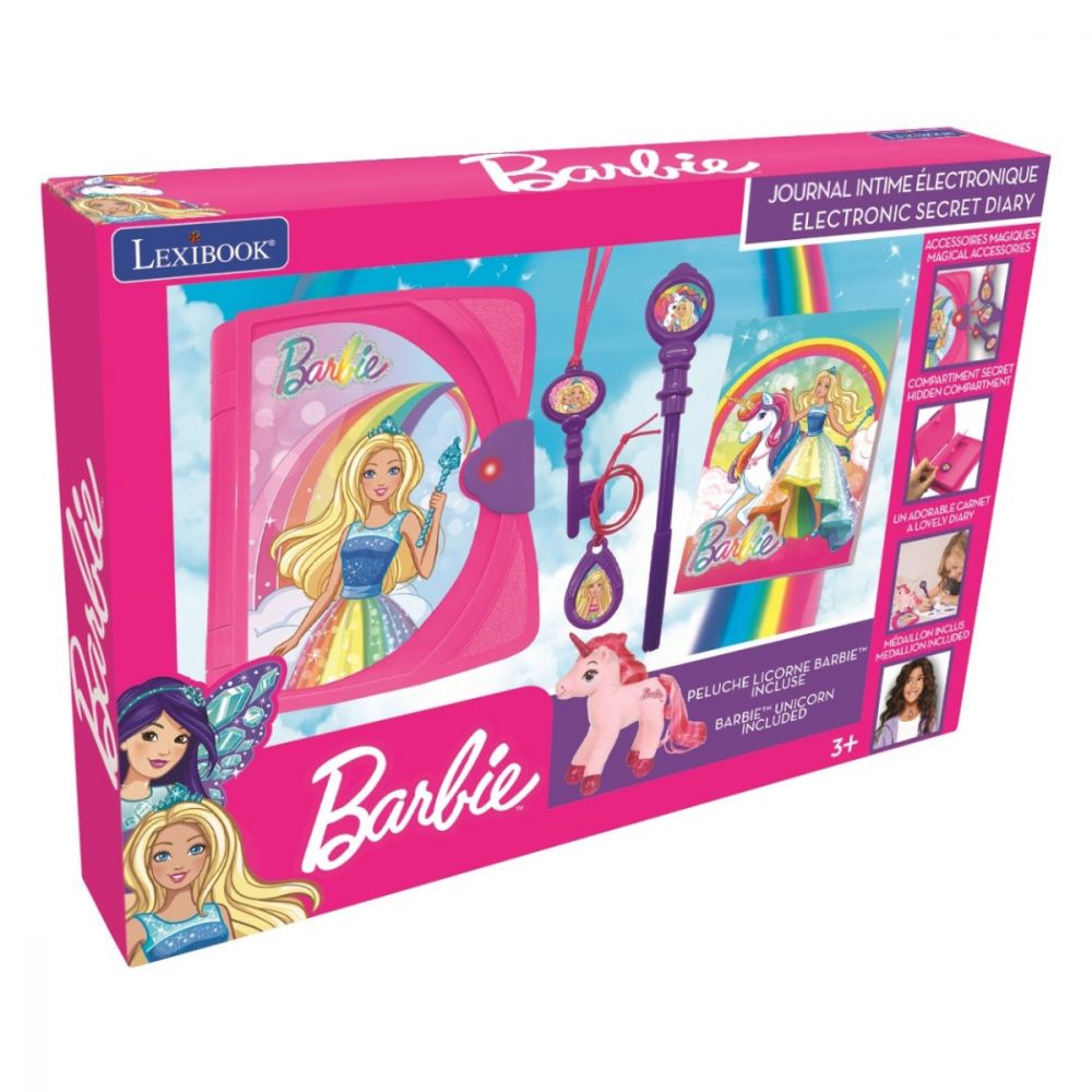 Jurnal electronic cu accesorii Barbie