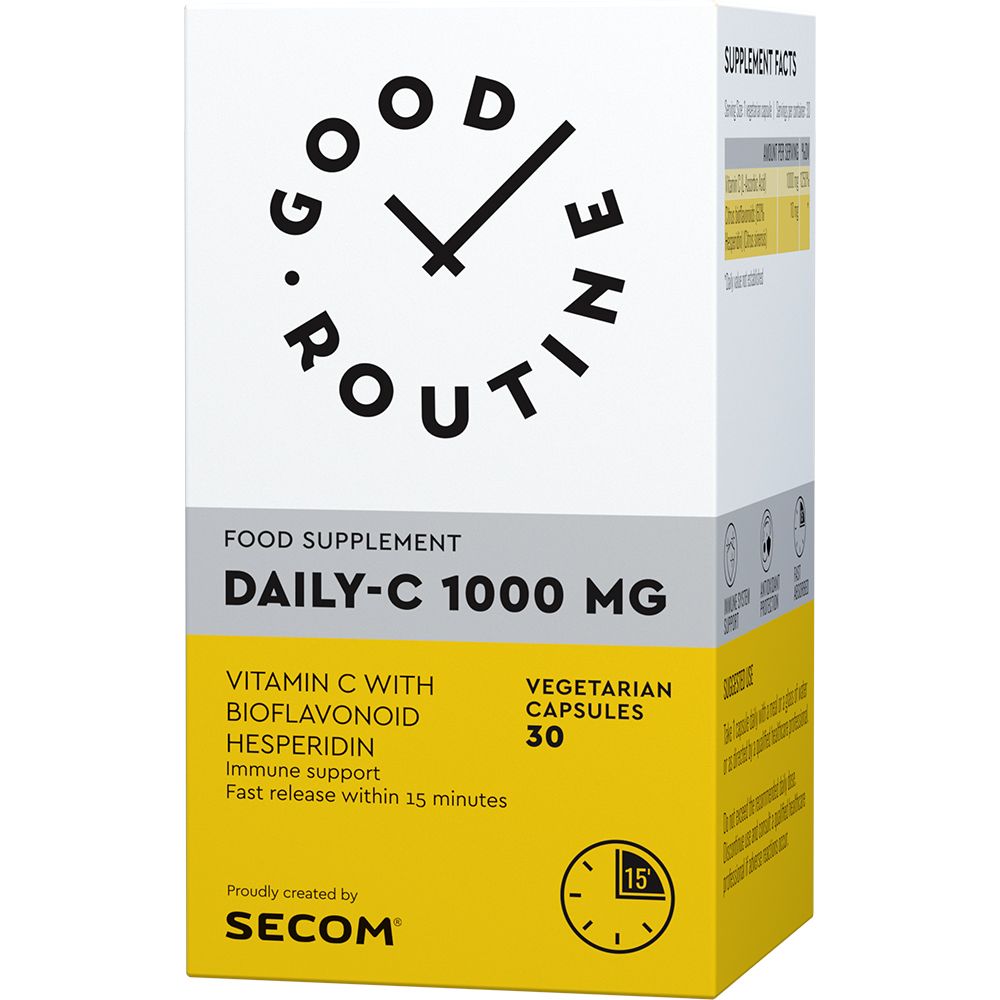 Daily-C, 1000 mg, 30 capsule, Good Routine, Secom