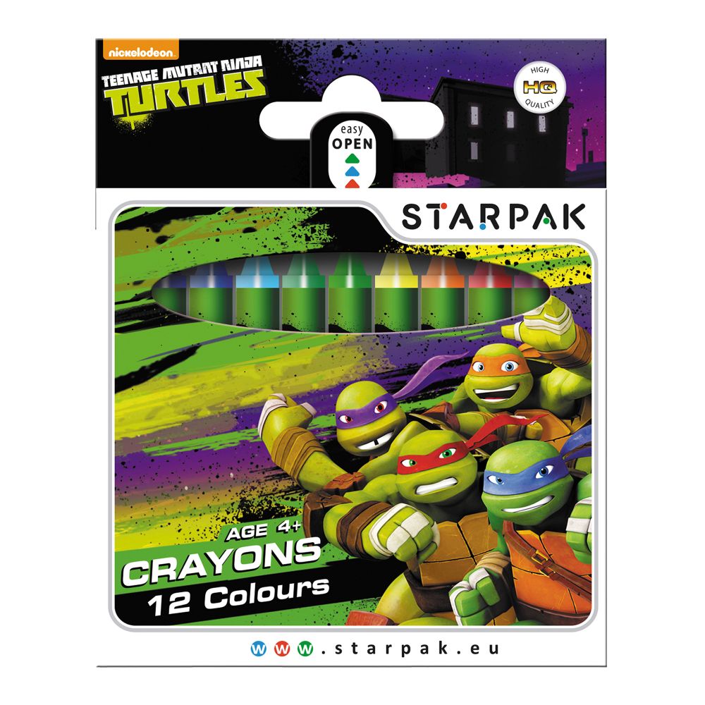 Set 12 creioane cerate - Testoasele Ninja