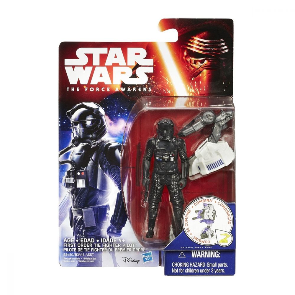 Set 2 Figurine Star Wars The Force Awakens - Tie First Order Space Mission, 9.5 cm