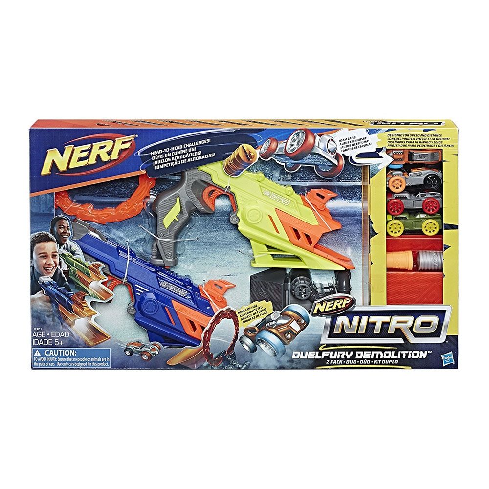 Set 2 lansatoare Nerf Nitro DuelFury