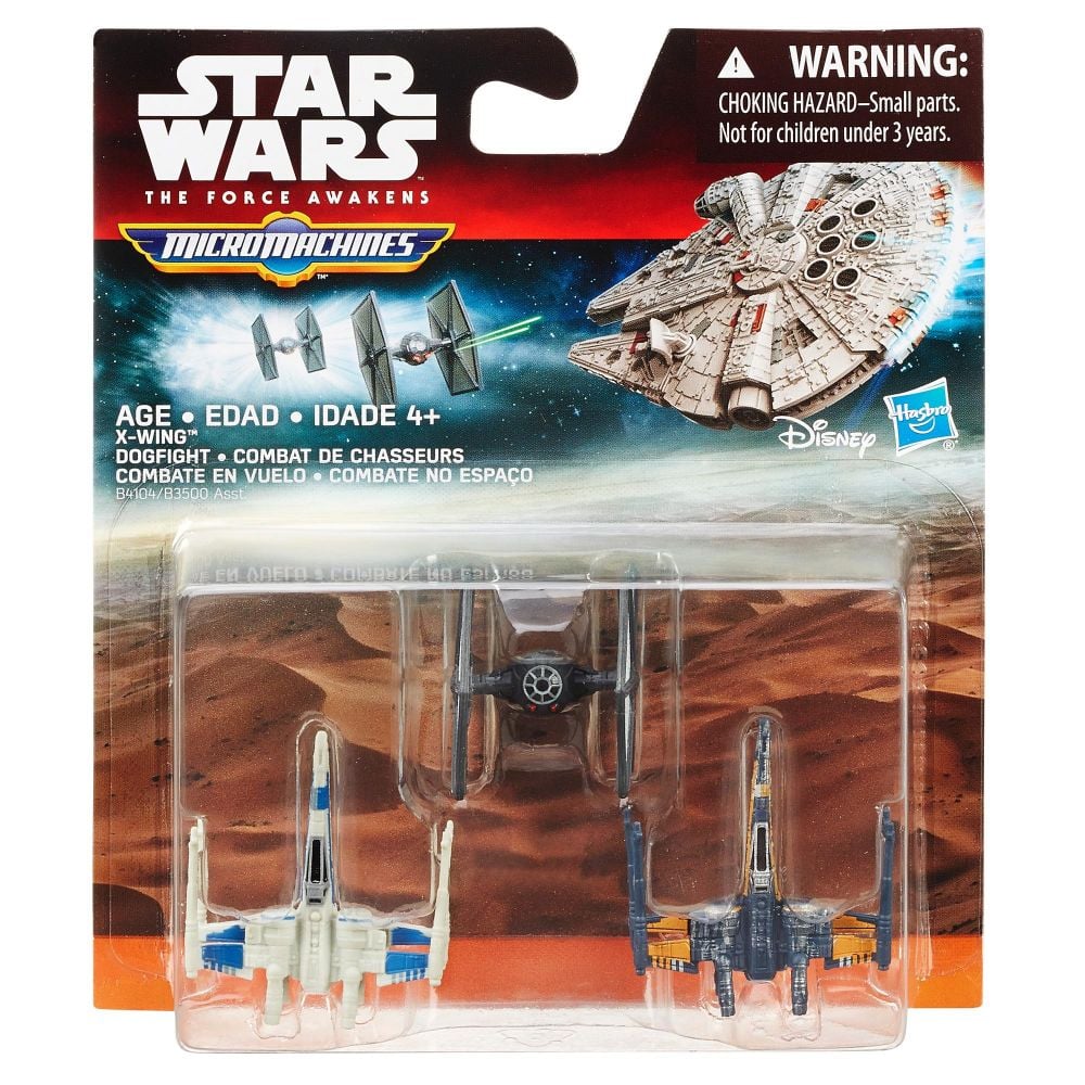 Set 3 vehicule Star Wars Micro Machines - X-Wing Dogfight