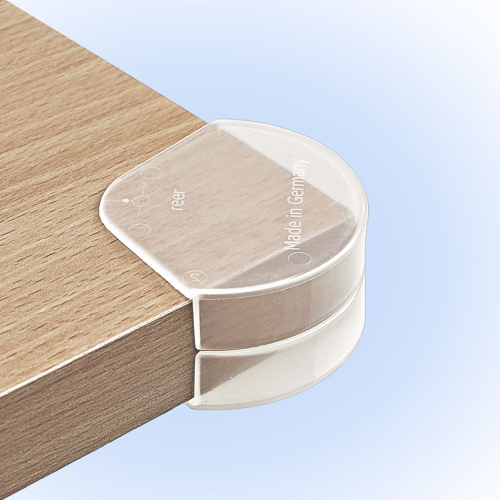 Set 4 aparatori rotunde pentru colturile mesei Reer