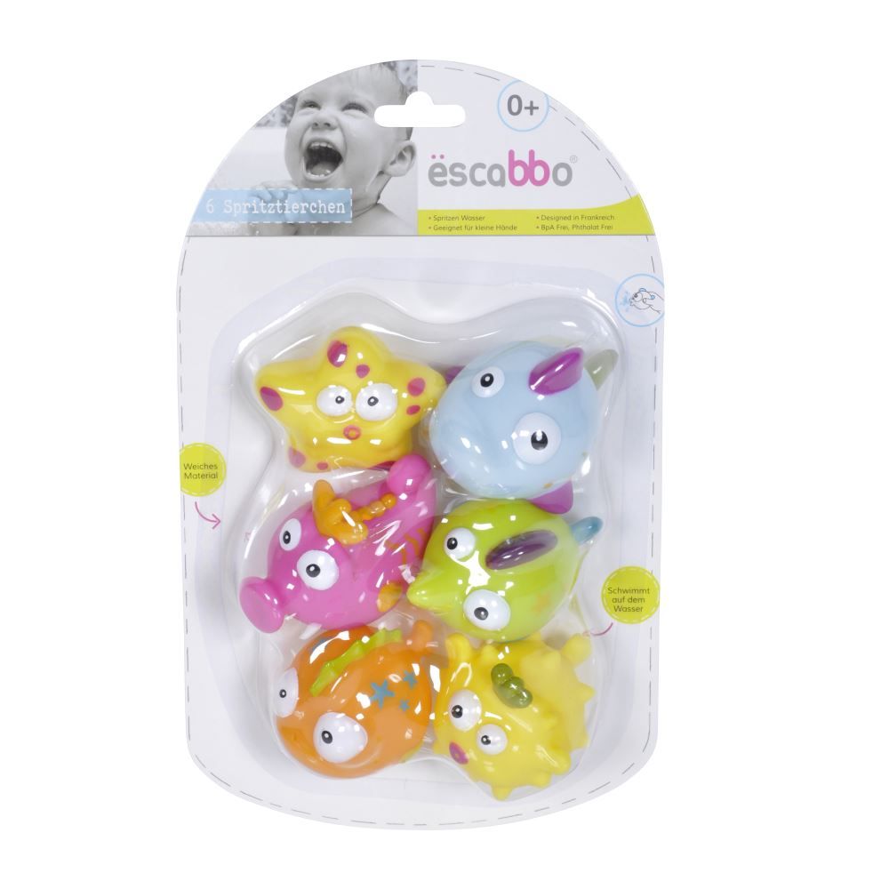 Set 6 animale din lumea subacvatica Escabbo
