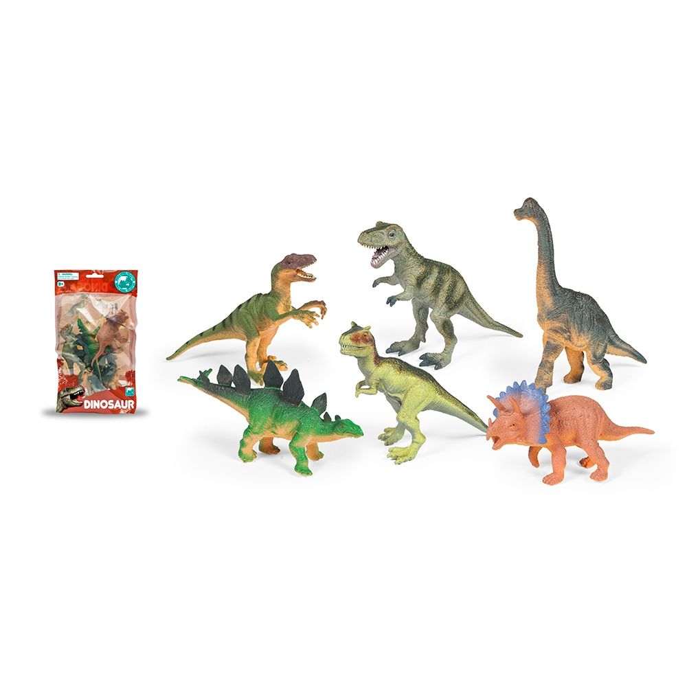 Set 6 figurine Dinozauri Toy Major