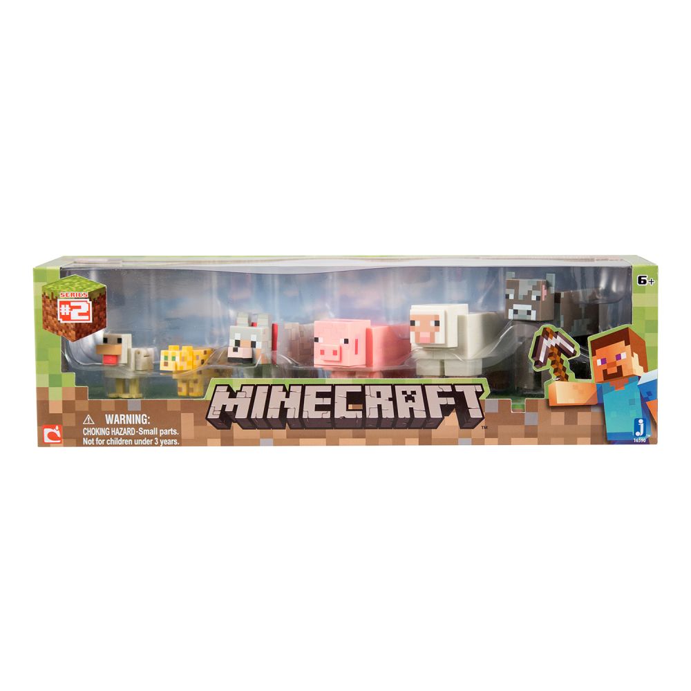 Set 6 figurine Minecraft, Seria 2 - Animale