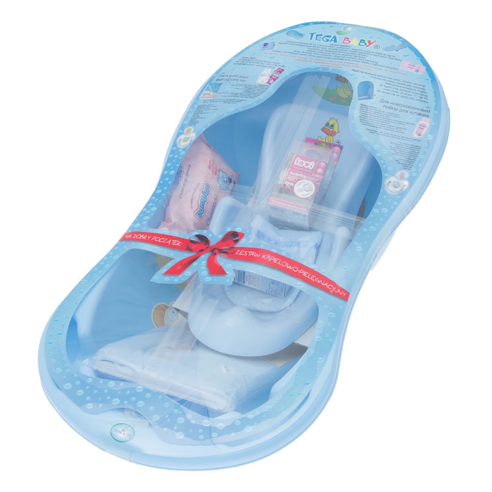 Set cadou de baie si igiena TEGA BABY Bleu