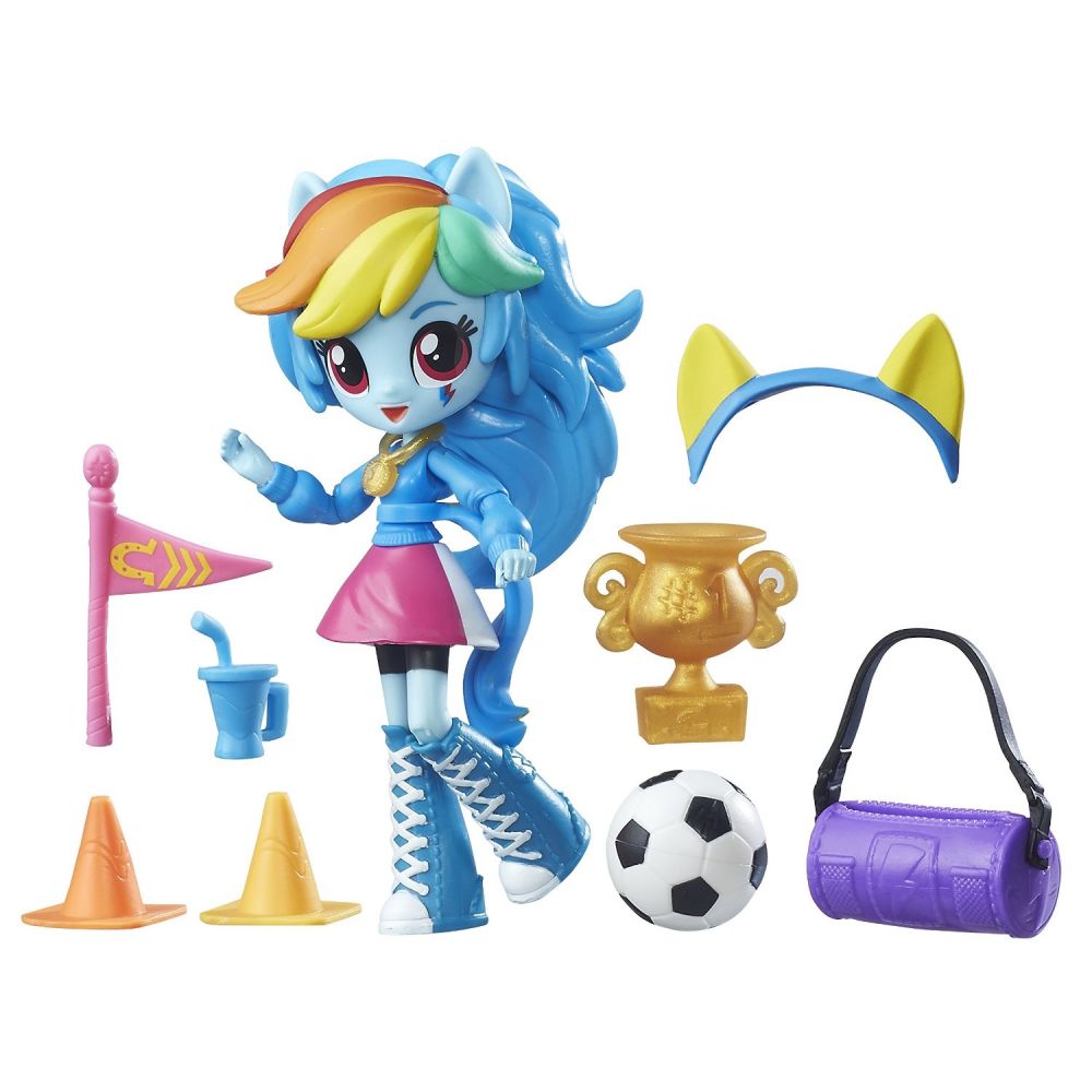 Set cu figurina My Little Pony Equestria Girls Minis - Rainbow Dash