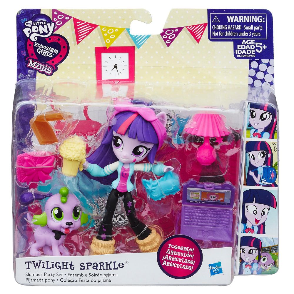 Set cu figurina My Little Pony Equestria Girls Minis - Twilight Sparkle