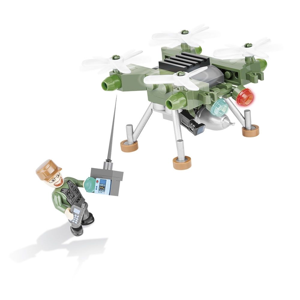 Set de constructie Cobi Small Army - Drona de lupta nedetectabila