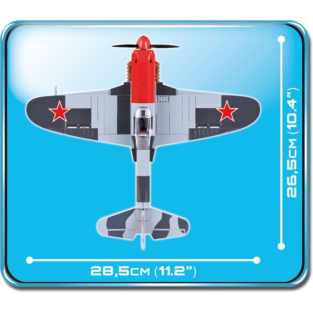 Set de constructie Cobi Small Army World War II Planes -  Yakolev Yak-3