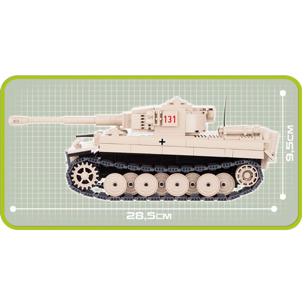 Set de constructie Cobi Small Army World War II - Tanc Tiger 131