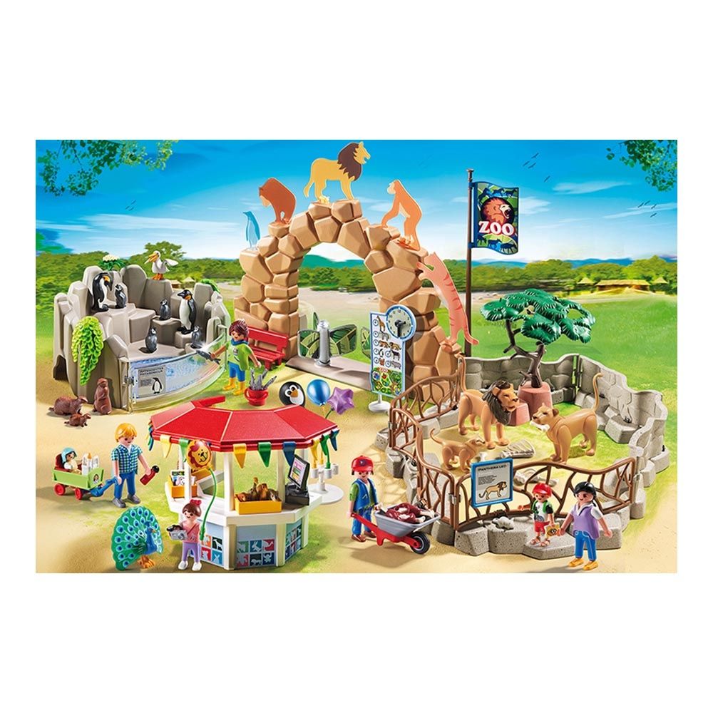 Set de constructie Playmobil City Life - Gradina zoologica (6634)