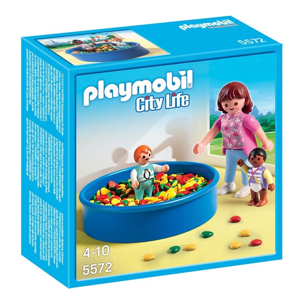 Set de constructie Playmobil City Life - Piscina cu bile (5572)