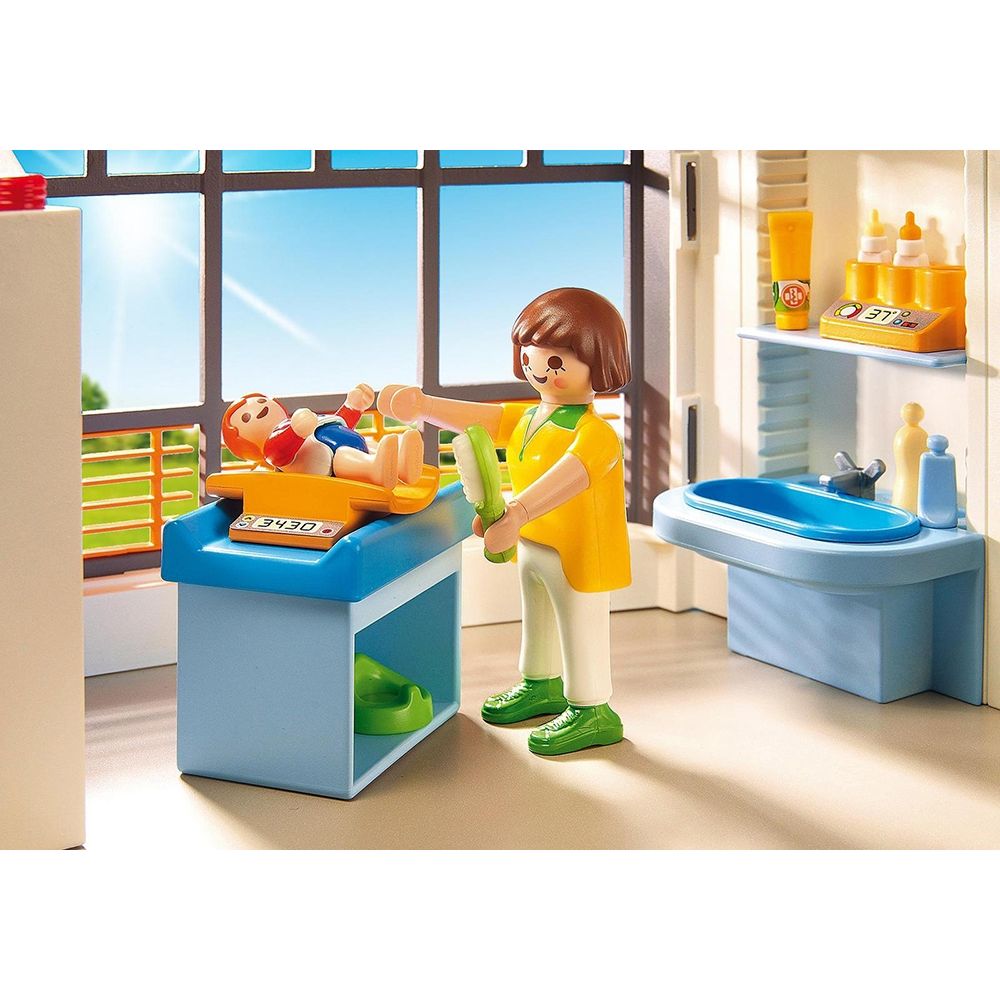 Set de constructie Playmobil City Life - Spital de copii echipat (6657)
