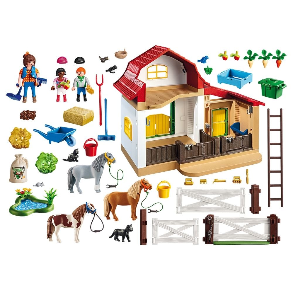 Set de constructie Playmobil Country - Ferma poneilor (6927)