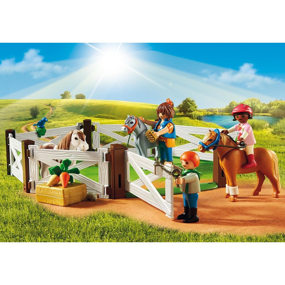 Set de constructie Playmobil Country - Ferma poneilor (6927)