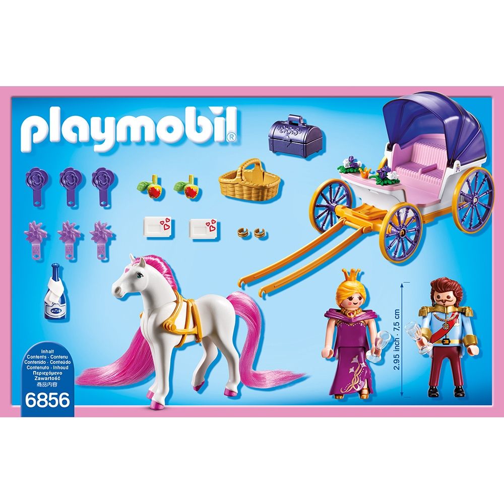 Set de constructie Playmobil - Cuplu regal cu trasura (6856)