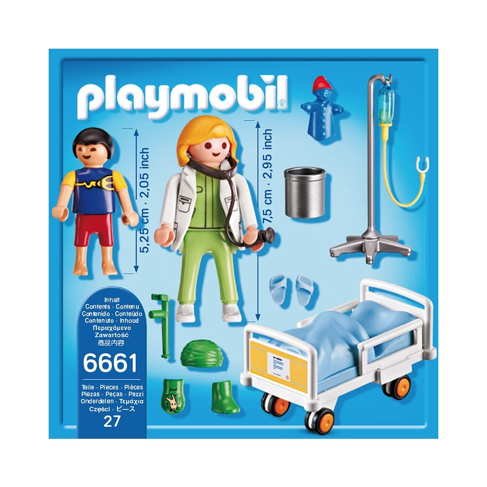 Set de constructie Playmobil - Doctor si copil (6661)