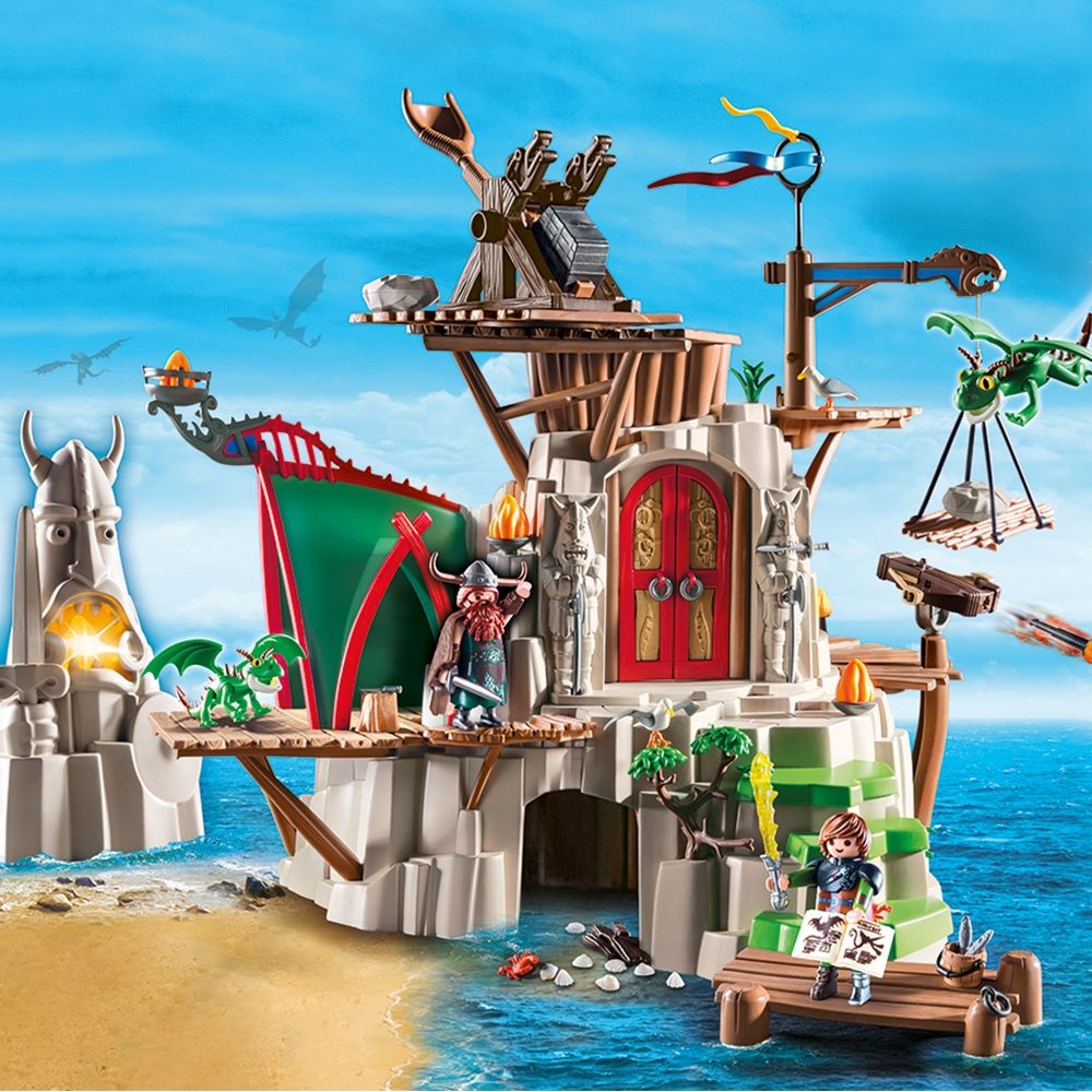 Set de constructie Playmobil Dragons - Insula Berk (9243)