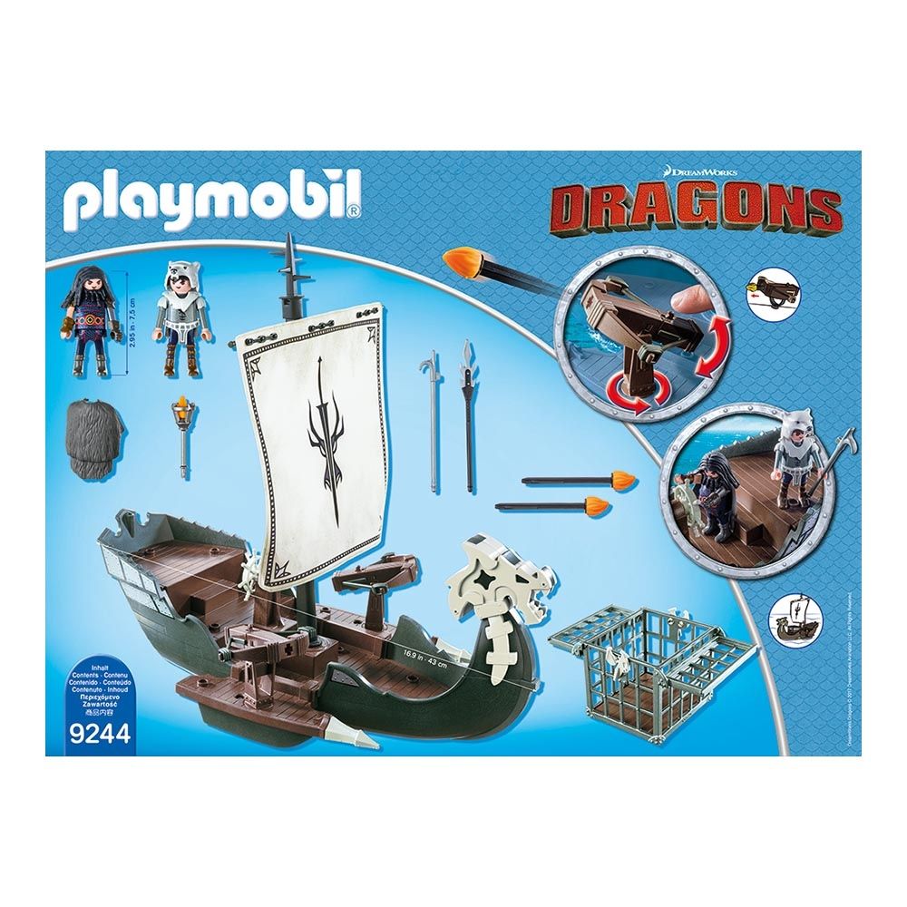 Set de constructie Playmobil Dragons - Nava dragonilor (9244)